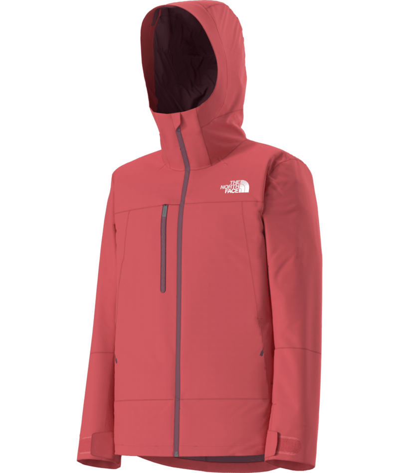 The North Face Rose Red Hooded Waterproof Hardshell Ski Jacket