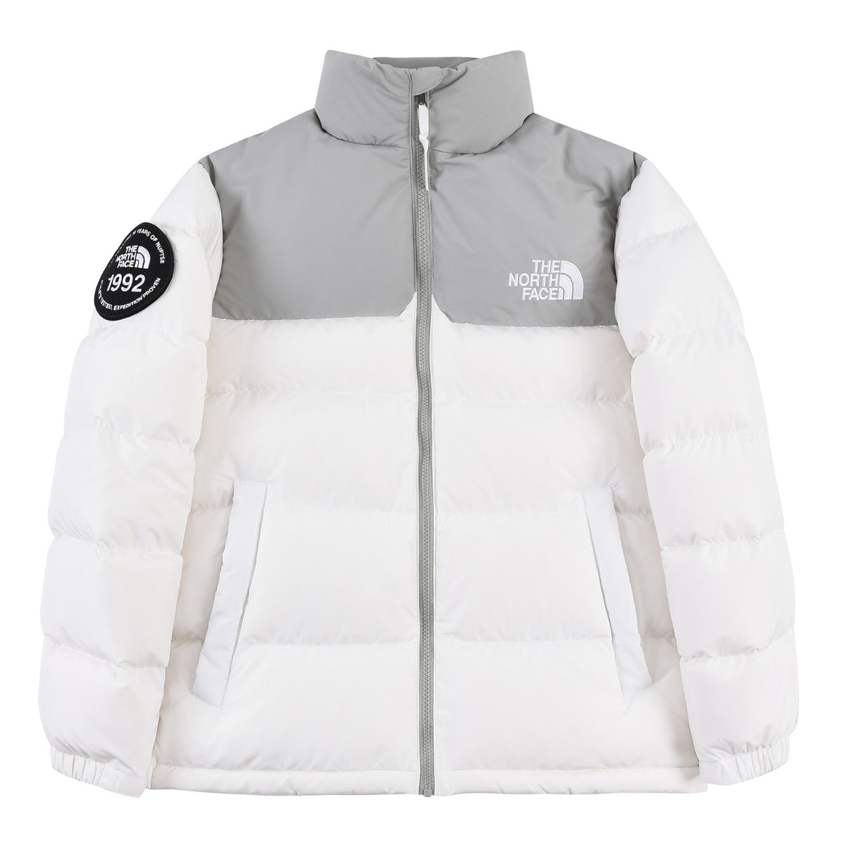 The North Face White Grey 1992 Nuptse 30th Anniversary Down Jacket