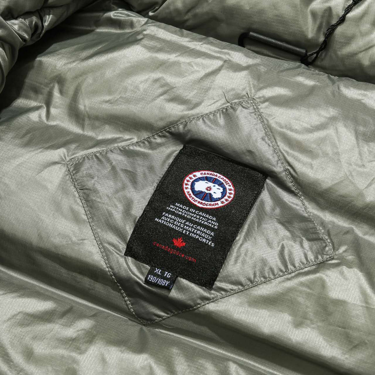 Canada Goose Military Green Down Puffer Vest