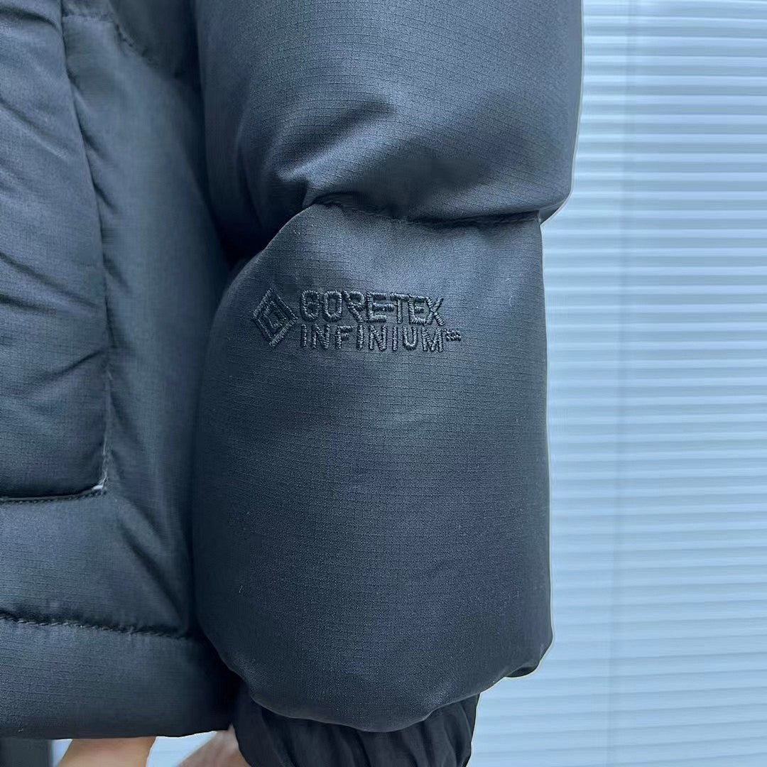 The North Face Black 1996 Retro Nuptse GORE-TEX INFINIUM Hooded Down Jacket