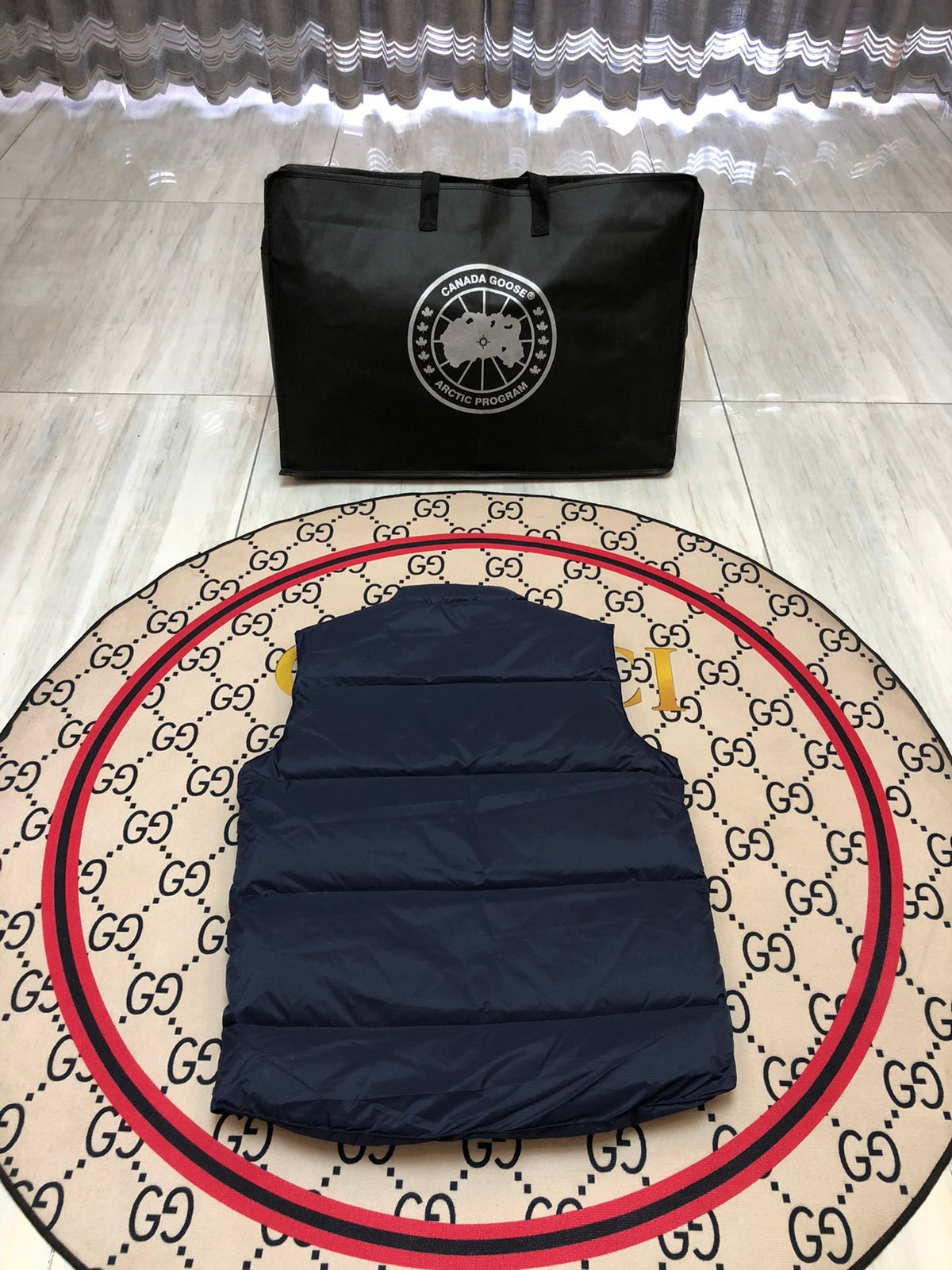Canada Goose Navy Blue Down Puffer Vest