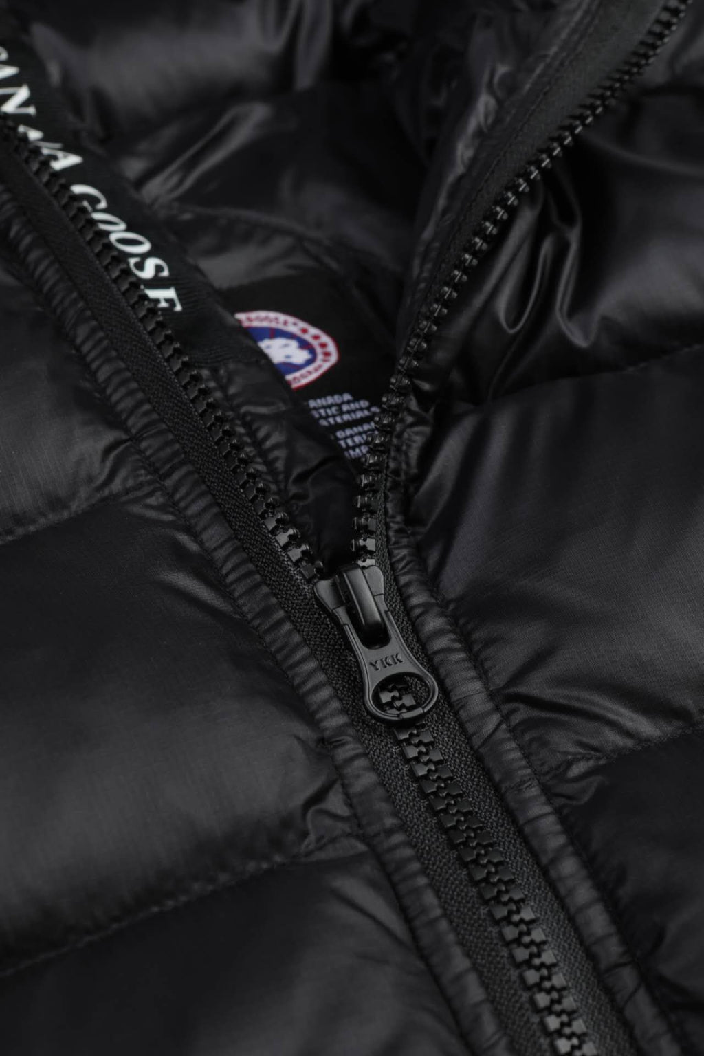 Canada Goose Black Kids Down Puffer Jacket with Hood