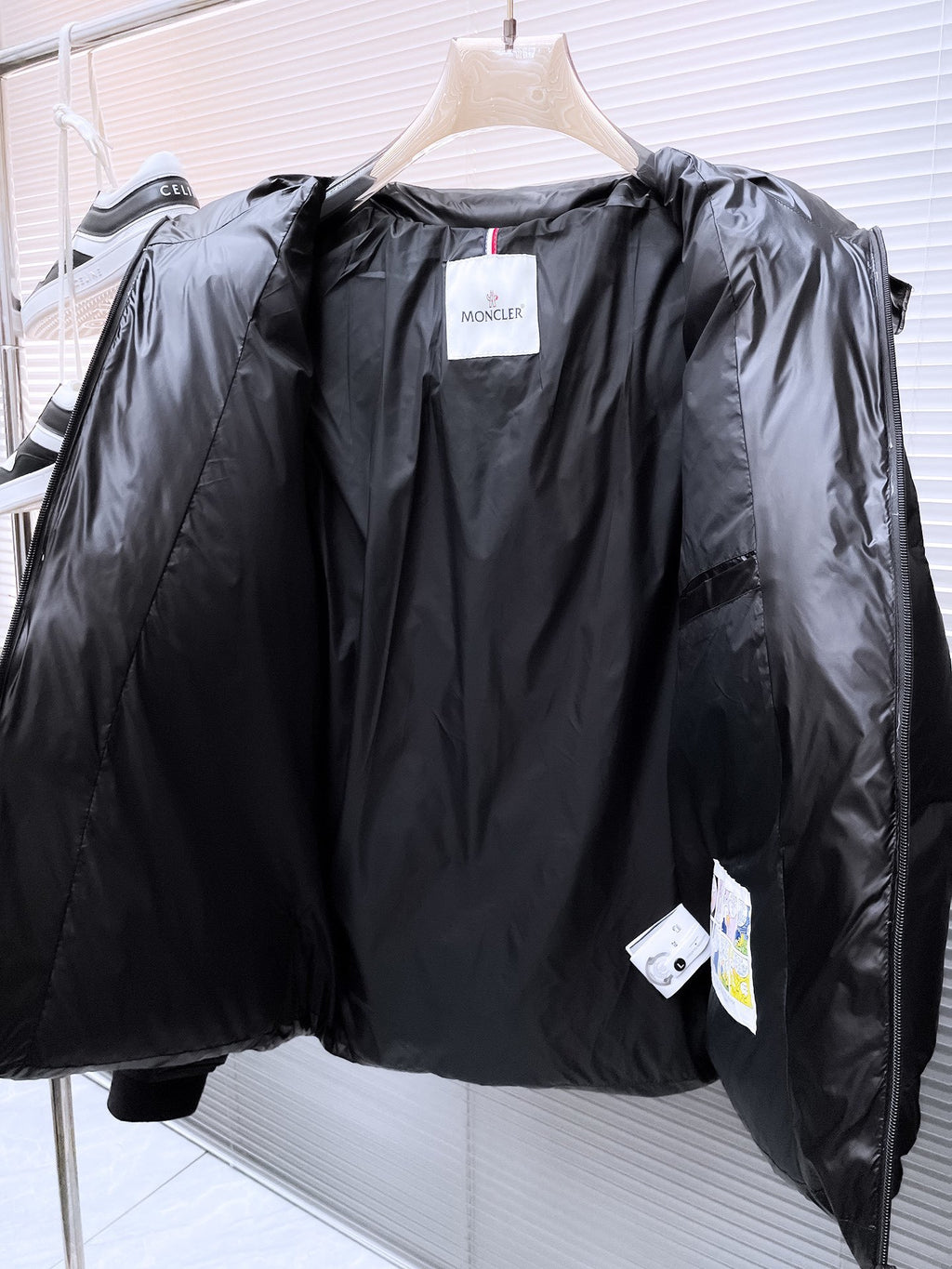 Moncler Black Matt Black Edition Graphic Hooded Down Jacket