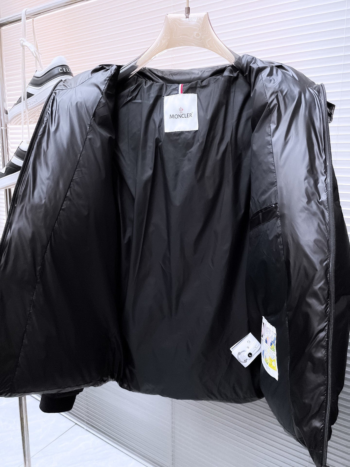 Moncler Black Matt Black Edition Graphic Hooded Down Jacket