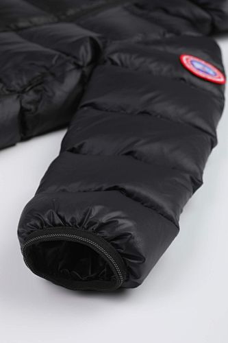Canada Goose Black Kids Down Puffer Jacket with Hood
