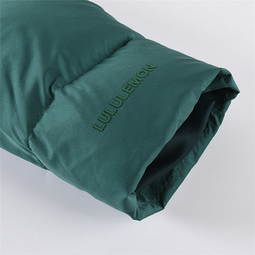 Lululemon Forest Green Hooded Down Puffer Jacket