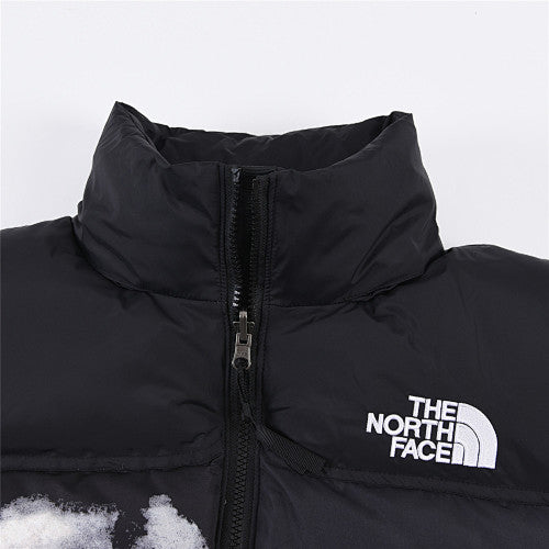 The North Face Black Mountain-Print 1992 Nuptse 30th Anniversary Down Jacket
