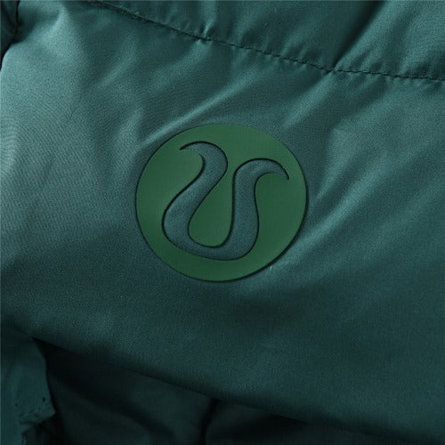 Lululemon Forest Green Hooded Down Puffer Jacket