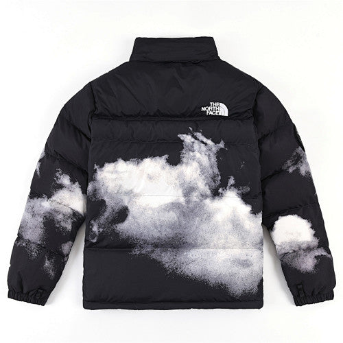 The North Face Black Mountain-Print 1992 Nuptse 30th Anniversary Down Jacket