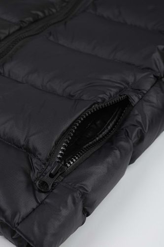 Canada Goose Black Kids Down Puffer Jacket with Hood