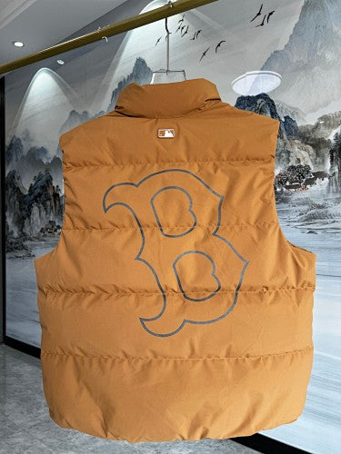 MLB Boston Red Sox Caramel Down Puffer Vest