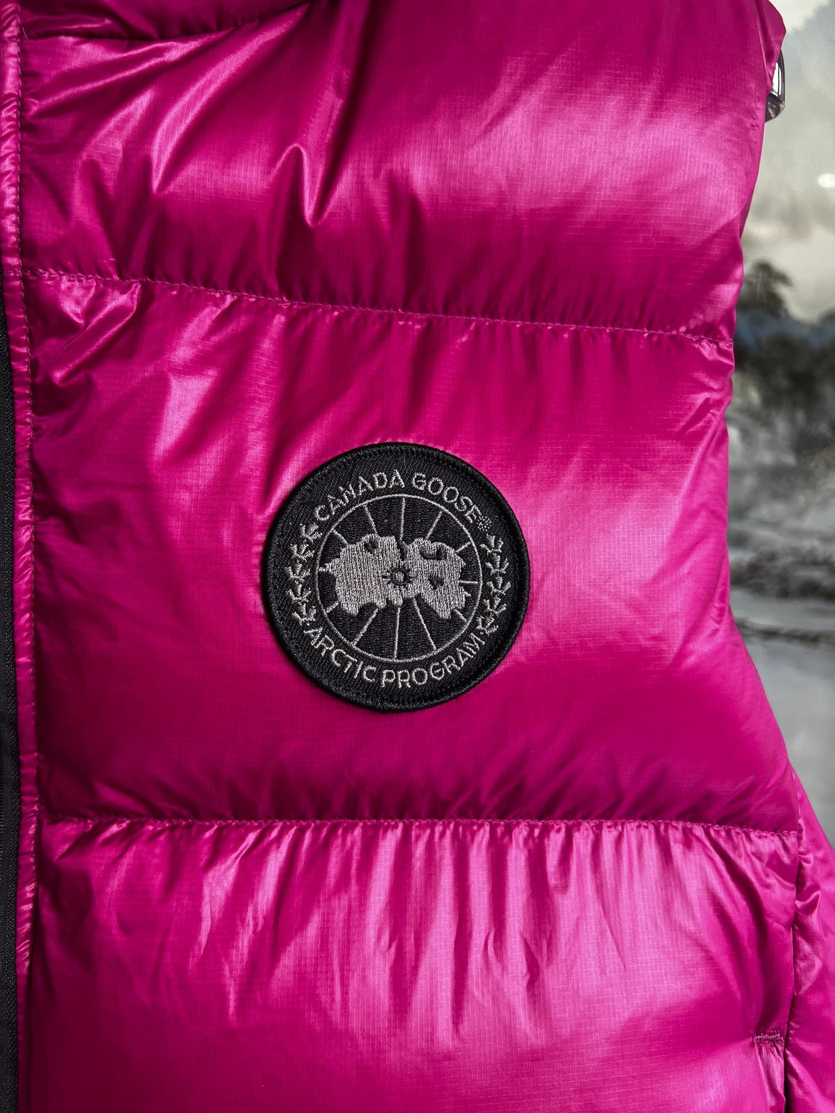 Canada Goose Magenta Pink Down Puffer Vest