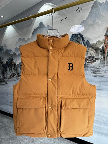 MLB Boston Red Sox Caramel Down Puffer Vest