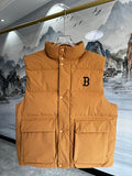 MLB Boston Red Sox Caramel Down Puffer Vest
