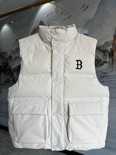 MLB Boston Red Sox Cream Down Puffer Vest