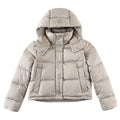 Lululemon Beige Hooded Down Puffer Jacket
