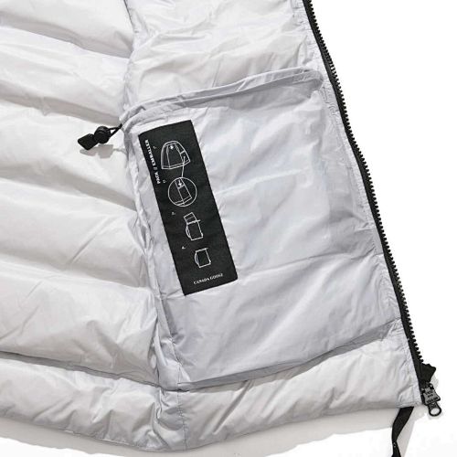 Canada Goose White Down Puffer Jacket