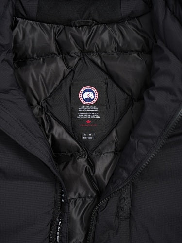 Canada Goose Black Slim-Fit Stand-Collar Hoodless Down Jacket