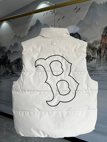 MLB Boston Red Sox Cream Down Puffer Vest