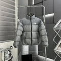 The North Face Grey Nuptse Down Puffer Jacket