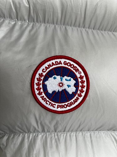 Canada Goose Silver White Down Puffer Vest