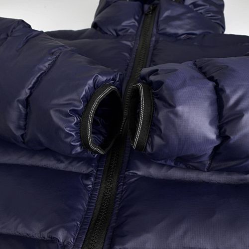 Canada Goose Navy Blue Kids Down Puffer Jacket with Hood