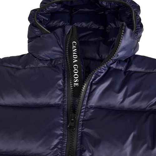 Canada Goose Navy Blue Kids Down Puffer Jacket with Hood