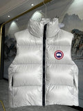 Canada Goose Silver White Down Puffer Vest