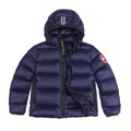 Canada Goose Navy Blue Kids Down Puffer Jacket with Hood