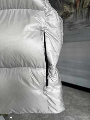 Canada Goose Silver White Down Puffer Vest
