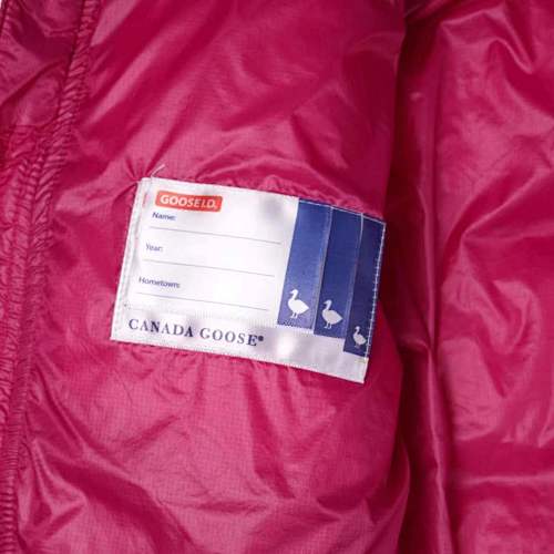 Canada Goose Pink Kids Down Puffer Jacket with Hood