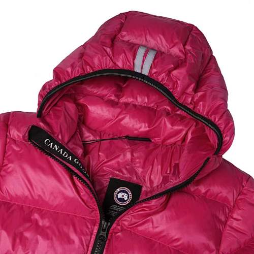 Canada Goose Pink Kids Down Puffer Jacket with Hood