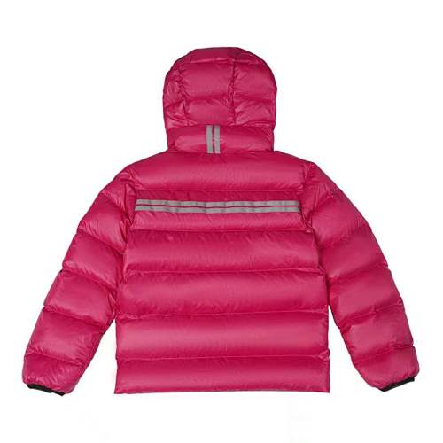 Canada Goose Pink Kids Down Puffer Jacket with Hood