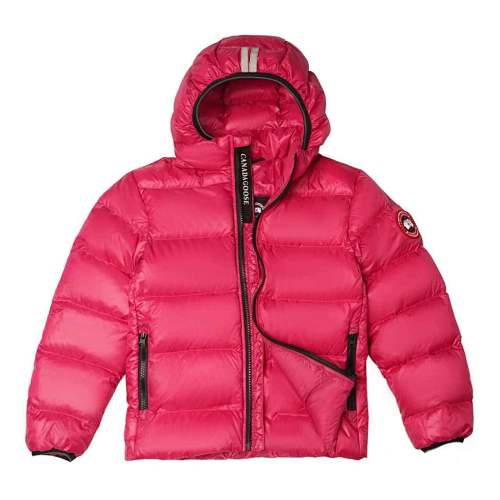 Canada Goose Pink Kids Down Puffer Jacket with Hood