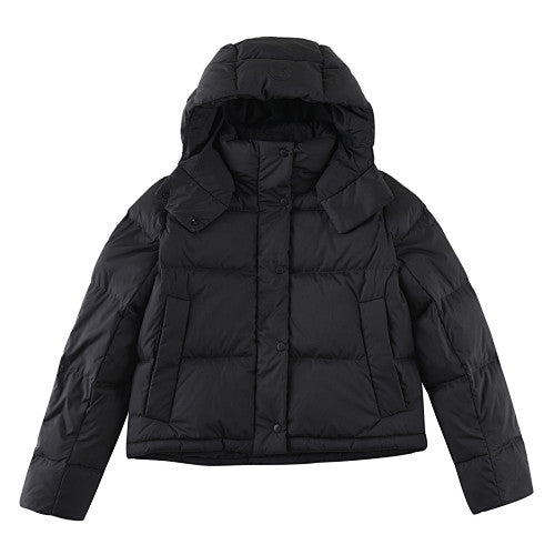 Lululemon Black Hooded Down Puffer Jacket