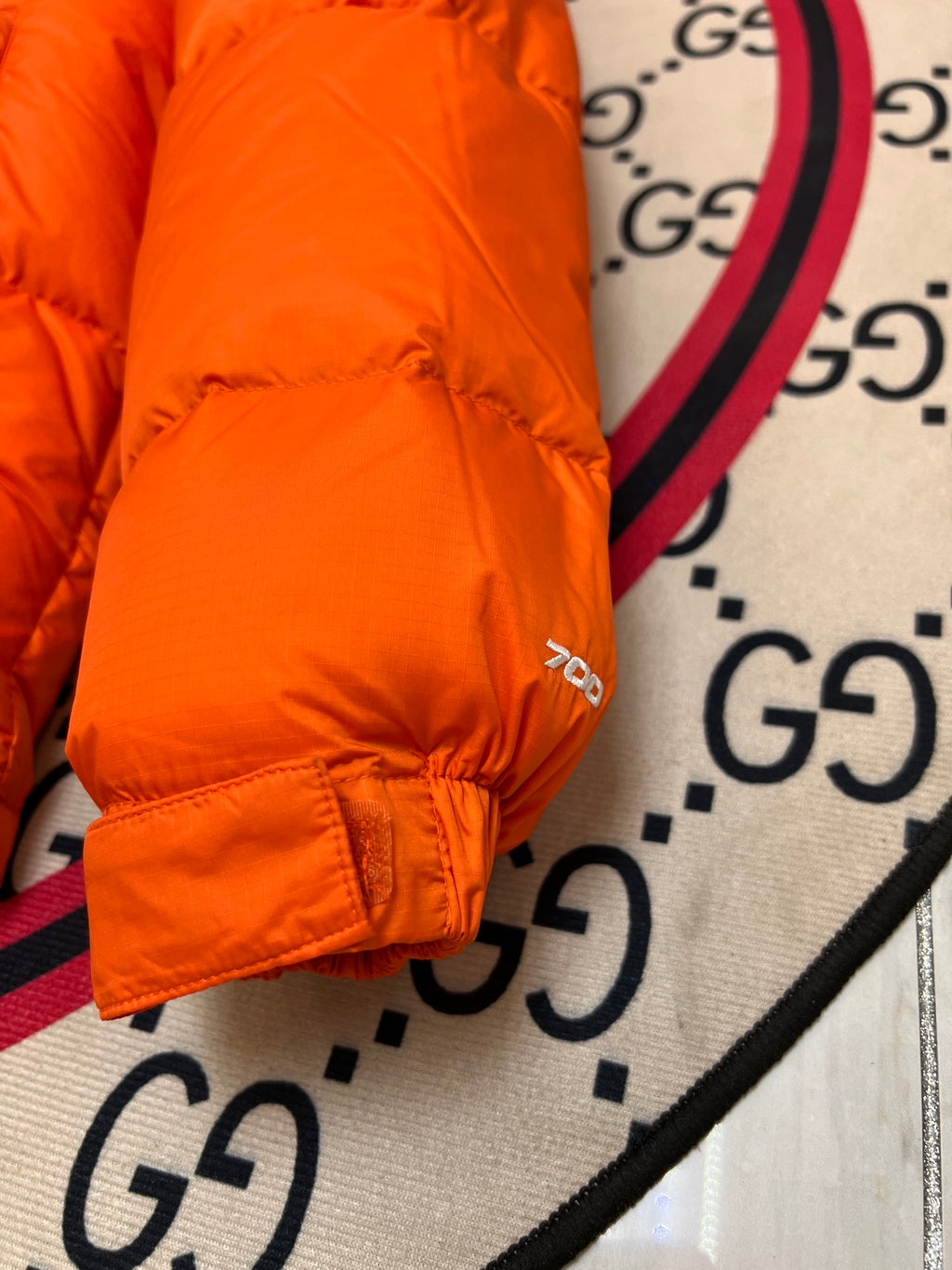 The North Face Teal Nuptse 700-Fill Down Puffer Jacket