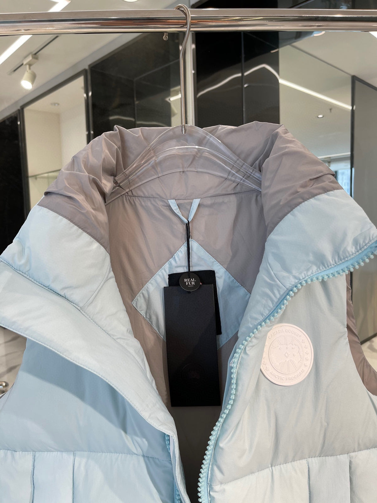 Canada Goose Ice Blue Down Puffer Vest