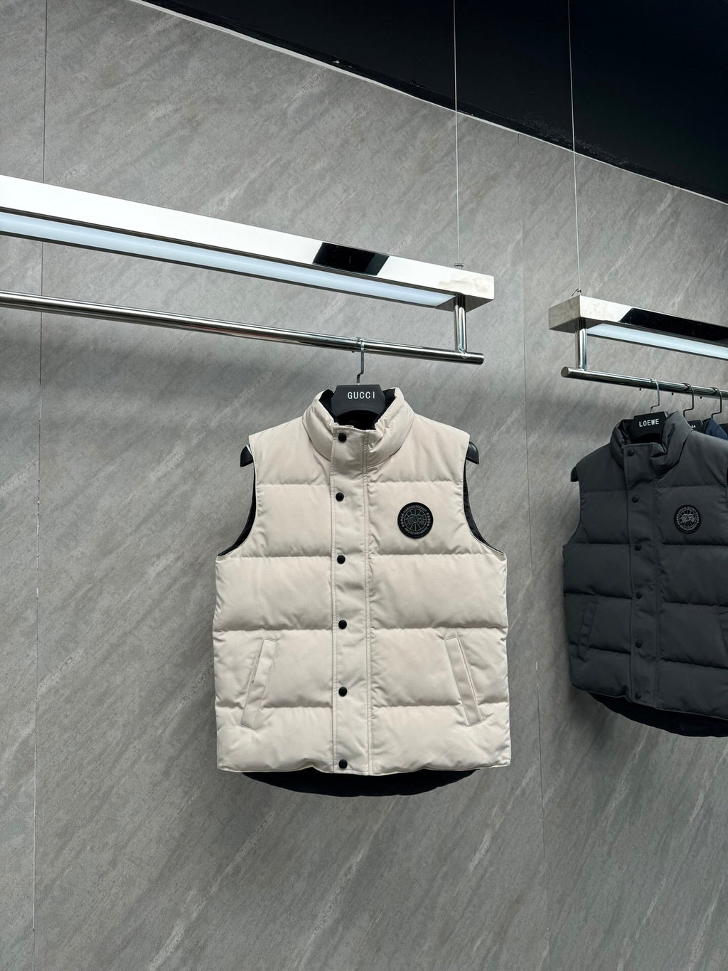 Canada Goose Cream White Down Freestyle Vest