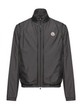 Moncler Charcoal Grey Lightweight Zip-Up Windbreaker Jacket