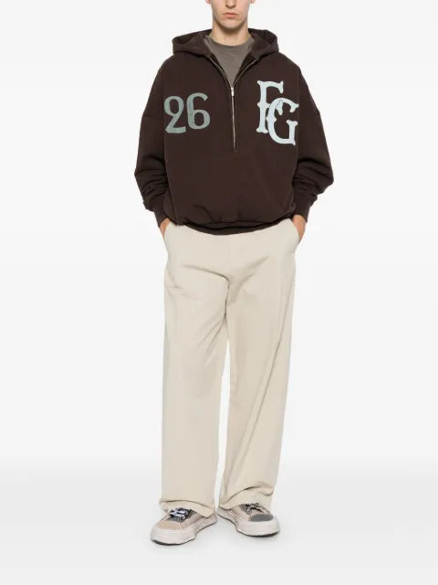 Fear Of God baseball club half zip hoodie
