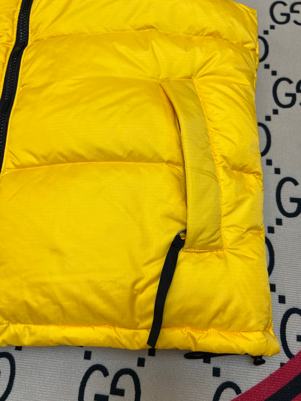 The North Face Yellow 700-Fill Down Puffer Vest