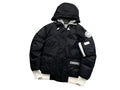 Canada Goose Black Hooded Down Parka Jacket