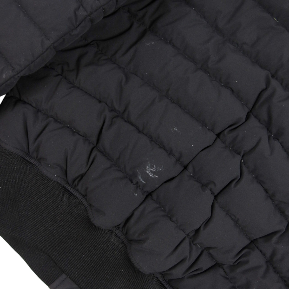 Moncler Navy Quilted Bomber Down Jacket