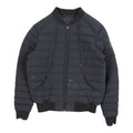 Moncler Navy Quilted Bomber Down Jacket
