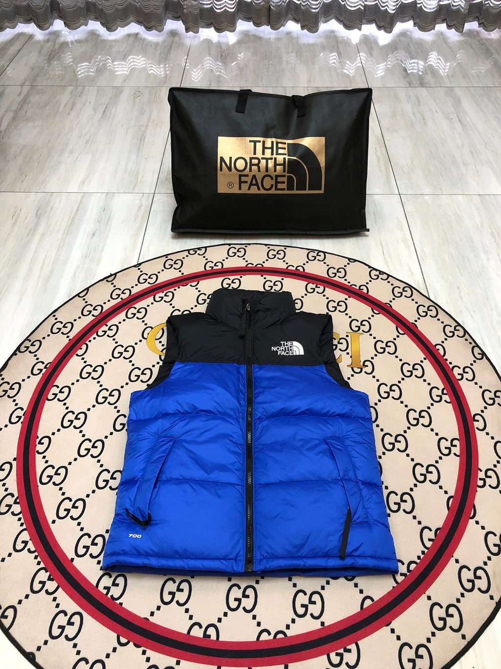 The North Face Royal Blue 700-Fill Down Puffer Vest