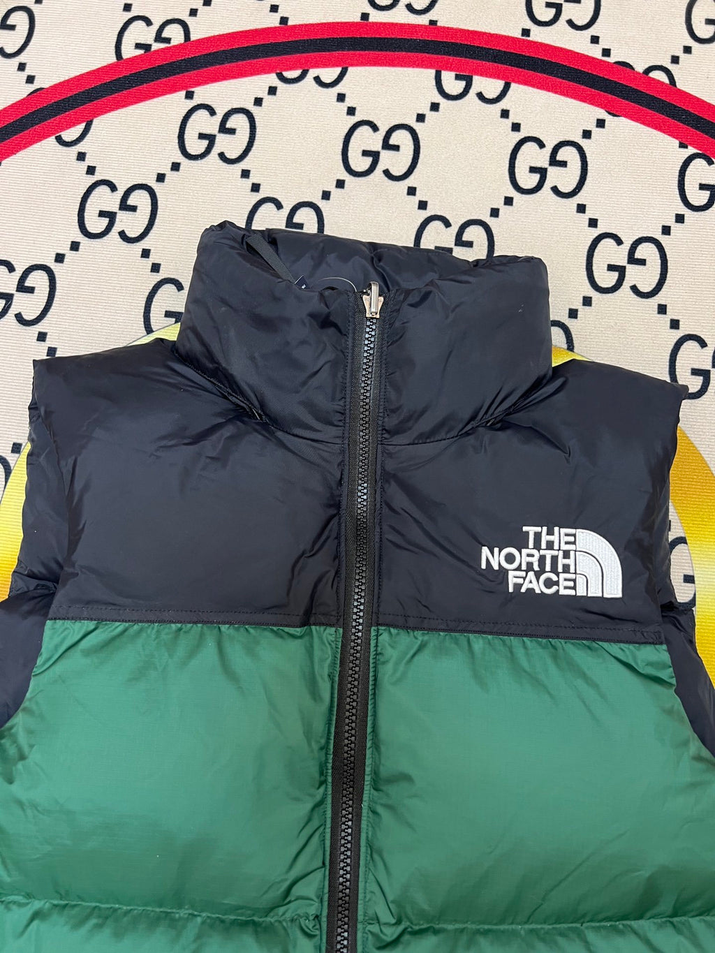 The North Face Forest Green 700-Fill Down Puffer Vest