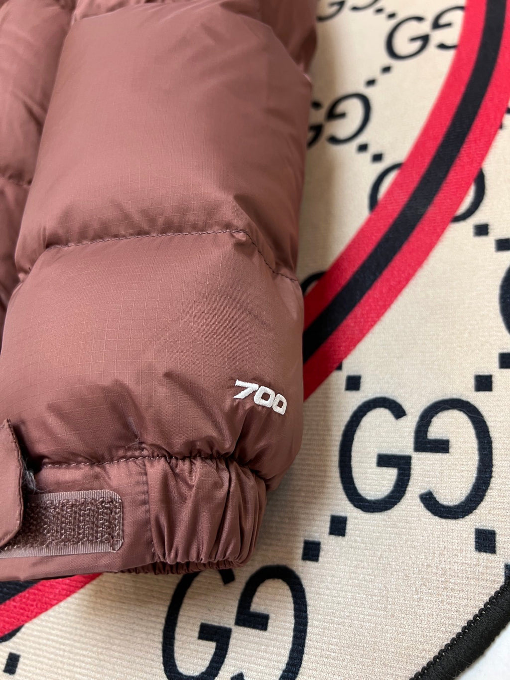 The North Face Teal Nuptse 700-Fill Down Puffer Jacket