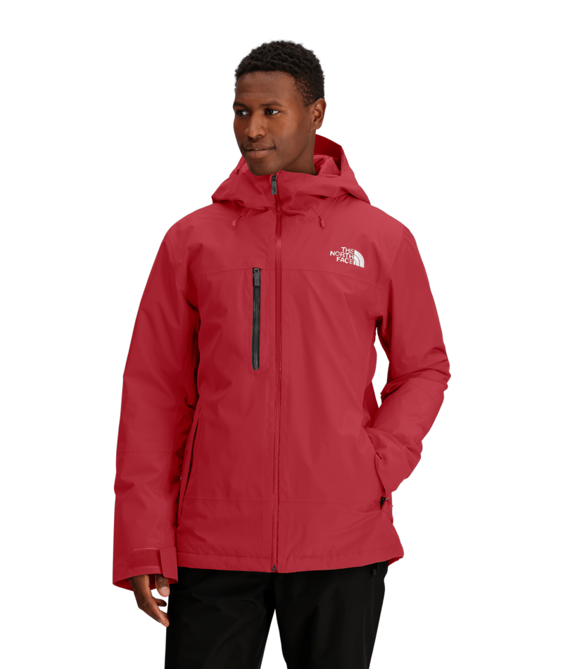 The North Face Rose Red Hooded Waterproof Hardshell Ski Jacket