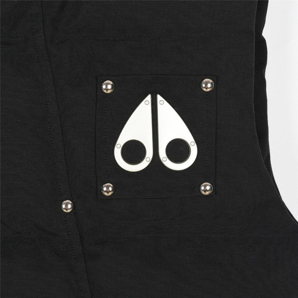 Moose Knuckles Black Quilted Shell Vest