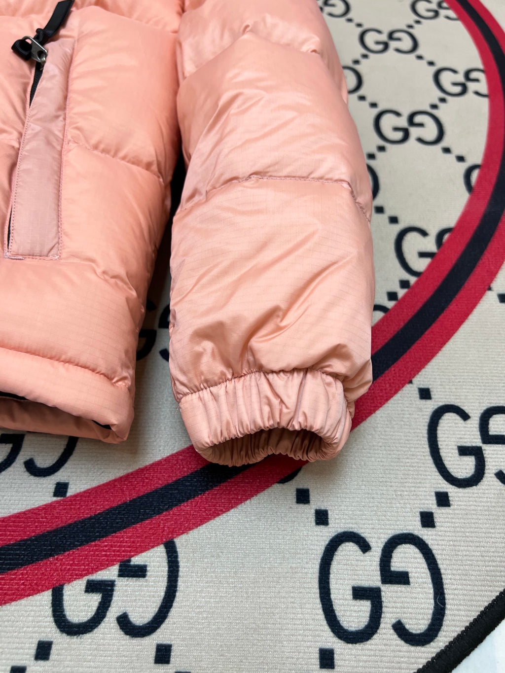 The North Face Teal Nuptse 700-Fill Down Puffer Jacket